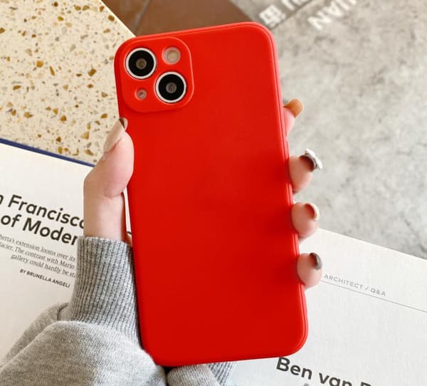 Silikonikuori iPhone Punainen Röd one size