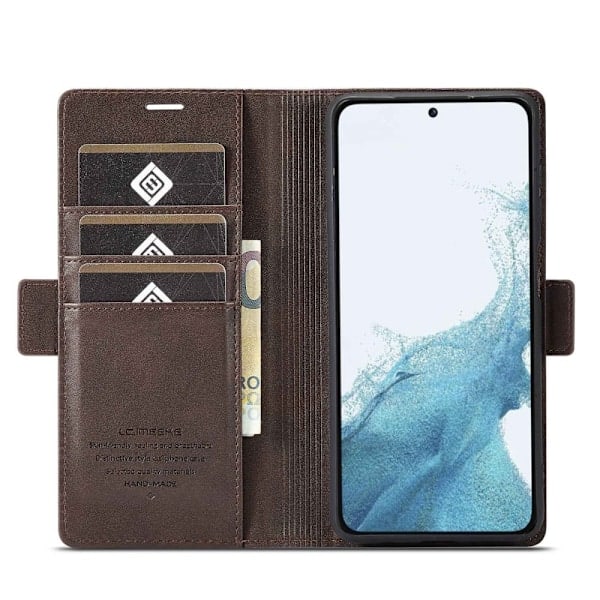 LC.IMEEKE Samsung Galaxy S23 Plus Etui Læder Brun