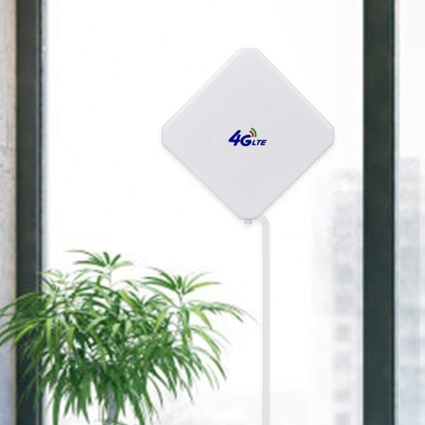 4G Høyytelses LTE-antenne 35dBi WiFi Signalforsterker Modemadapter Nettverksmottakerantenne