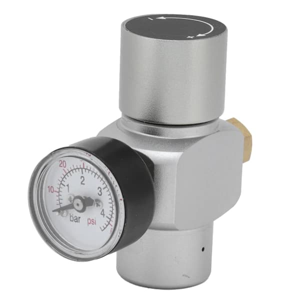 Mini CO2-gassregulator med avstengningsbryter MFL3/8in til TR21x4[co]