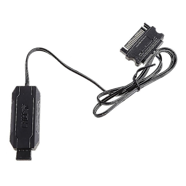 5v 3pin Rgb Argb Kontroller Manuell Sata Strømforsyning Led-belysning for datamaskin
