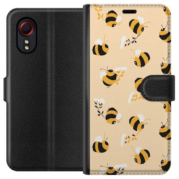 Samsung Galaxy Xcover 5 Wallet Case Bumblebees Pattern