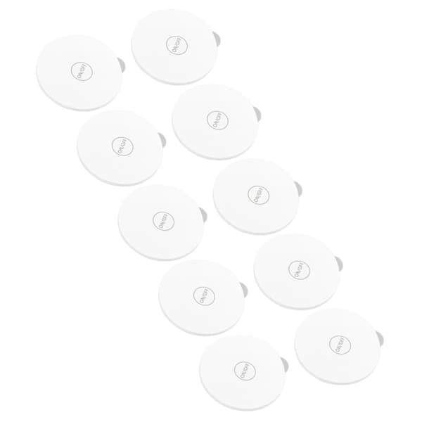 10kpl LED-pullonaluset LED-valonaluset Tarratarra Valot Pullolamput juomille Baarijuhlat Häät Valkoinen 6cm[CO]
