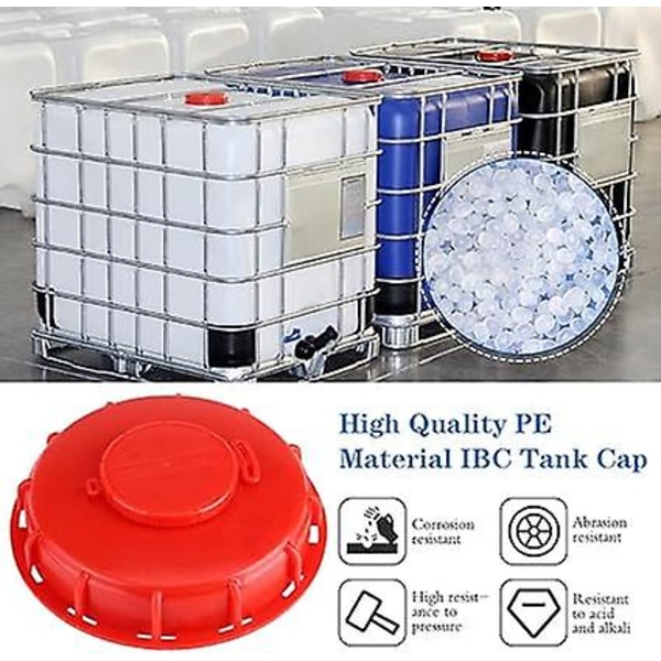 IBC Tankdæksel 163mm Tankdæksel 1000L IBC Tankdæksel IBC Tote Bag Dæksel IBC Vandtankdæksel 1000L Tankudluftningsdæksel