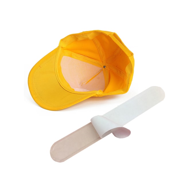 20-pack svettdämpande klistermärken för hattar