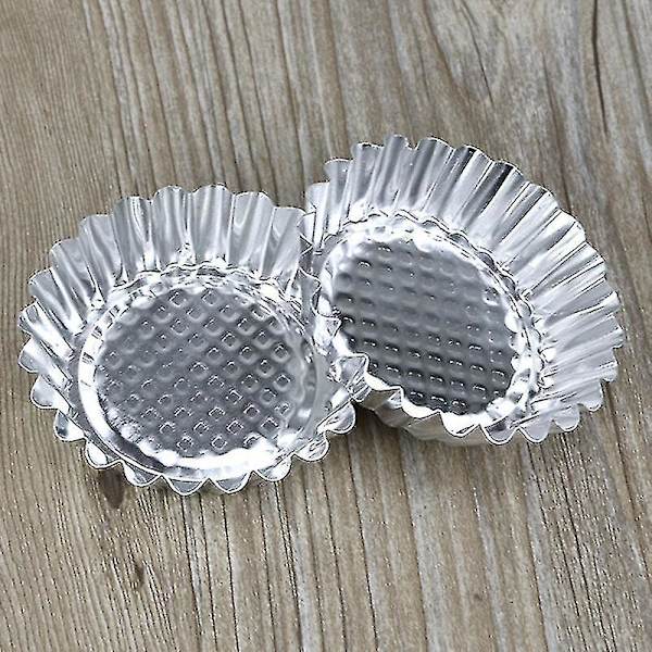 20 stk kakeform i aluminium, non-stick eggformer - gjenbrukbare bakeformer
