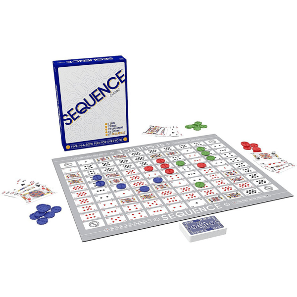 Sequence - Originalt Sequence-spel med hopfällbar spelplan