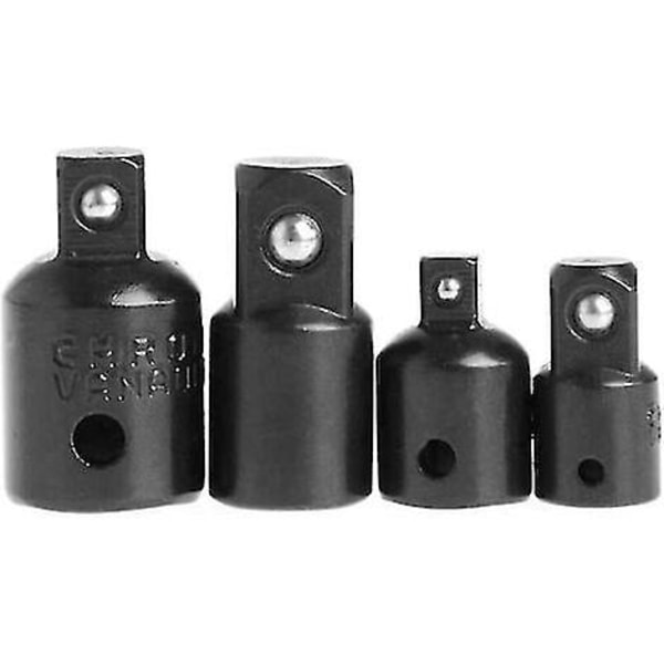 4 st Ratchet Adapter Cr-v Slagnyckelhylsa 1/4\" 3/8\" 1/2\" Konverter Drive Reducer Luft Slagnyckel Verktyg