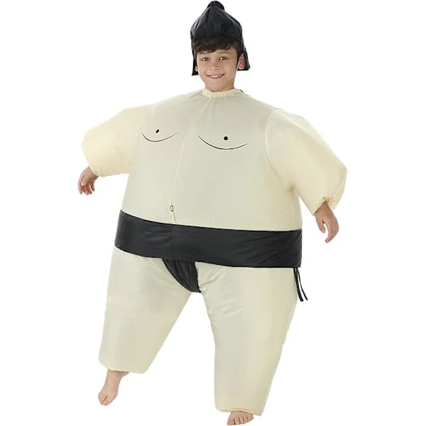 Oppblåsbare barnekostymer, oppblåsbar sumobryter, sumo w[CO]
