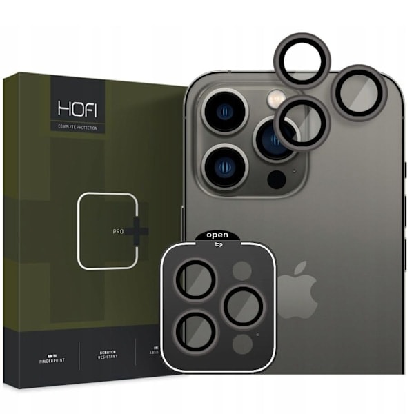 HOFI iPhone 15 Pro / 15 Pro Max Linsebeskyttelse CamRing Pro+ Svart