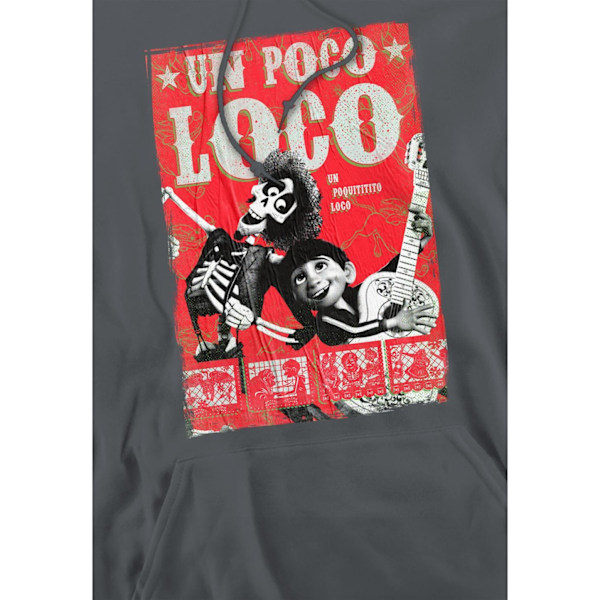 Coco Herr Un Poco Loco Hector Poster Hoodie L Kolgrå Charcoal L