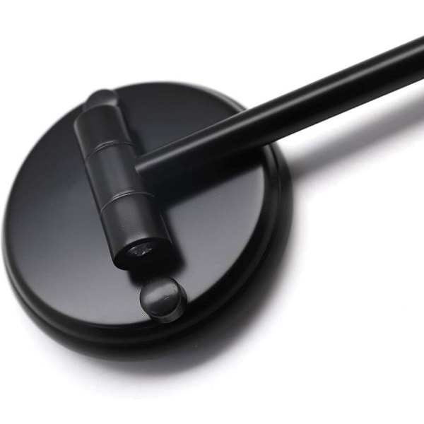 Foldable Bathroom Mirror with Extendable Feature - Black, 1 pc