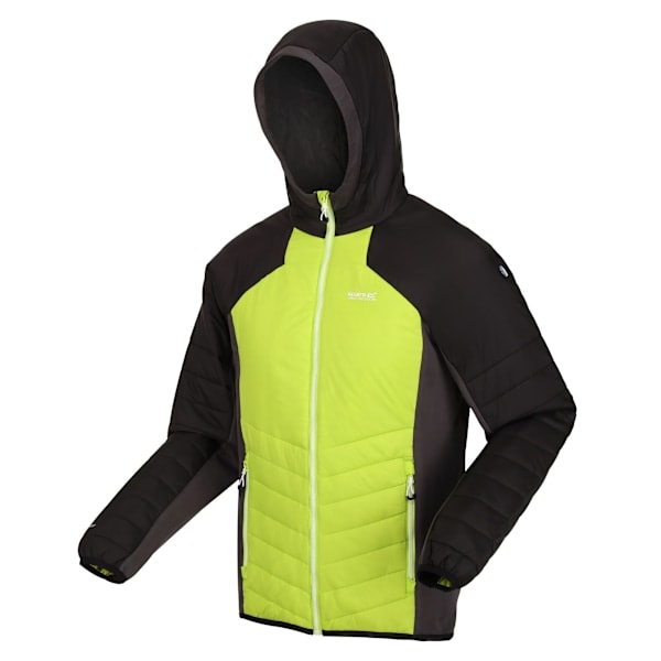 Regatta Trutton softshell-hettegenser for menn S Bright Kiwi/Bla Bright Kiwi/Black S