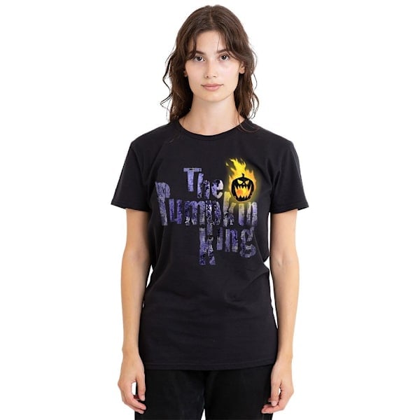 The Nightmare Before Christmas Unisex Voksen Pumpkin King Tekst T-shirt Sort L