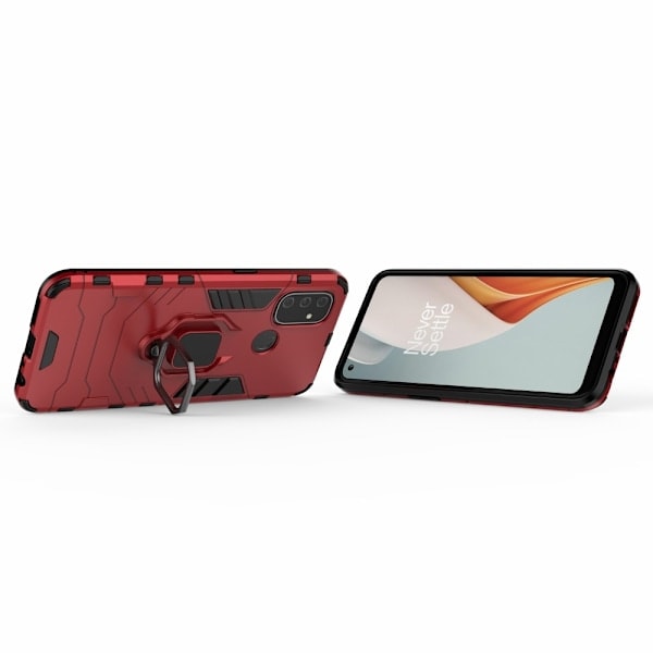 OnePlus Nord N100 - Hybridirengaskotelo - Punainen Red Röd