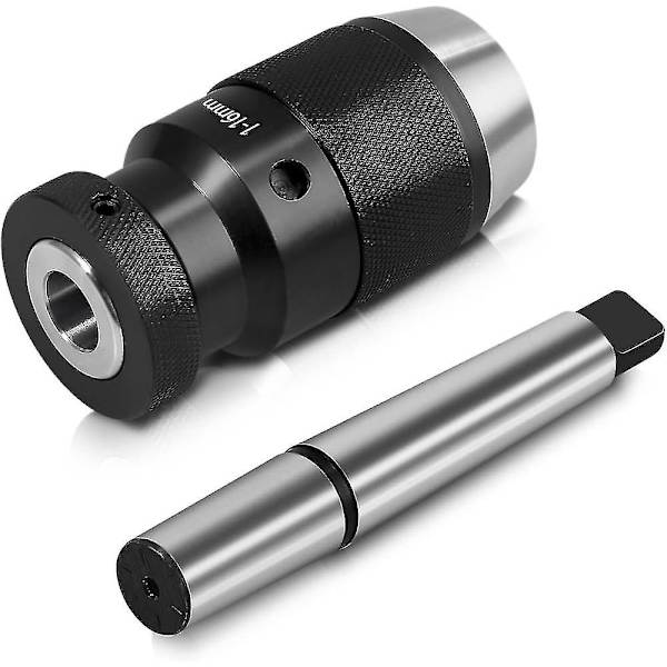 Ultra præcision selvspændende 1-16 mm nøglefri drejebænksborepatron Mt2 -b18 aksel Mk2 drejebænk