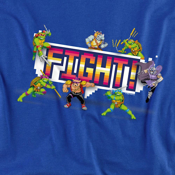 Teenage Mutant Ninja Turtles Unisex Vuxen Arcade Fight Sweatshirt Kungsblå M