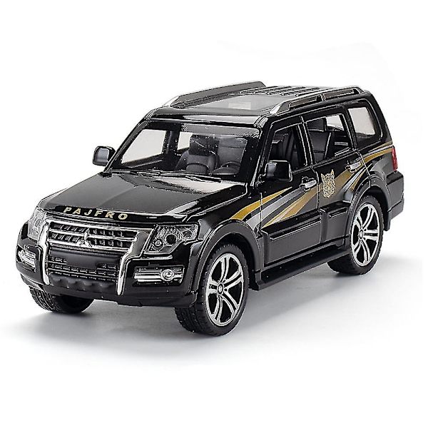 Mitsubishi Pajero Sportbilmodell med ljus och öppningsbar dörr musikalisk simulering