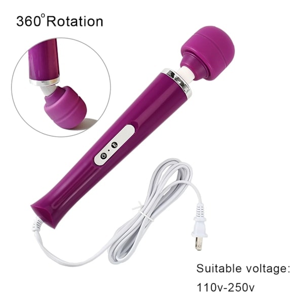 Trådløs Håndholdt Massager, kraftfuld (Pink)