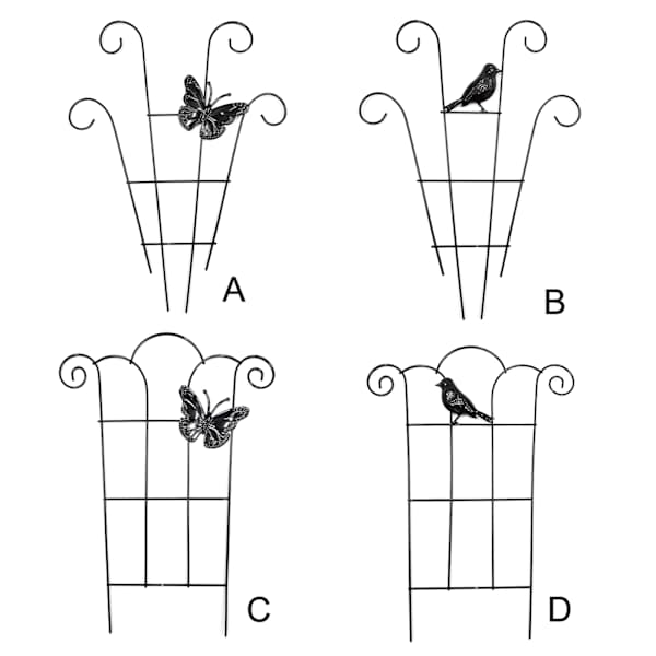 Rustfrit Stål Haveespalier til Klatreplanter Vinstokstøtte Espalier til Vinstokke[co]