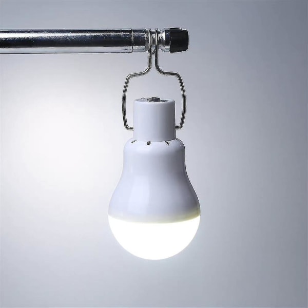 Trädgårdssolpanel LED-lampor Skjul Hängande lampa Utomhus Pendellampa Campingtält Glödlampa