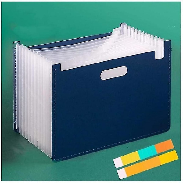 Student Multi-layer Folders,student Multi-function Test Paper Organizer Artifact-horizontal Cut-blue