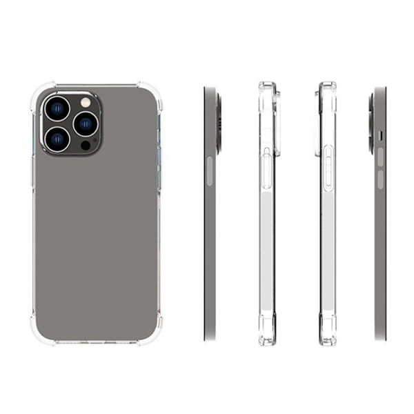 iPhone 14 Pro Max Deksel Støtsikker TPU Transparent
