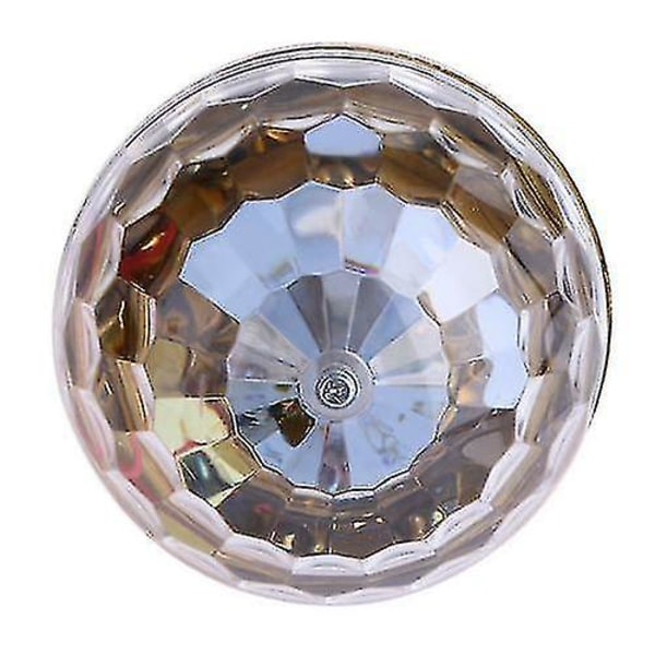 6w E27 Roterende Krystal Magisk Kugle Rgb Led Scenelys Pære Til Diskotek Fest Dj