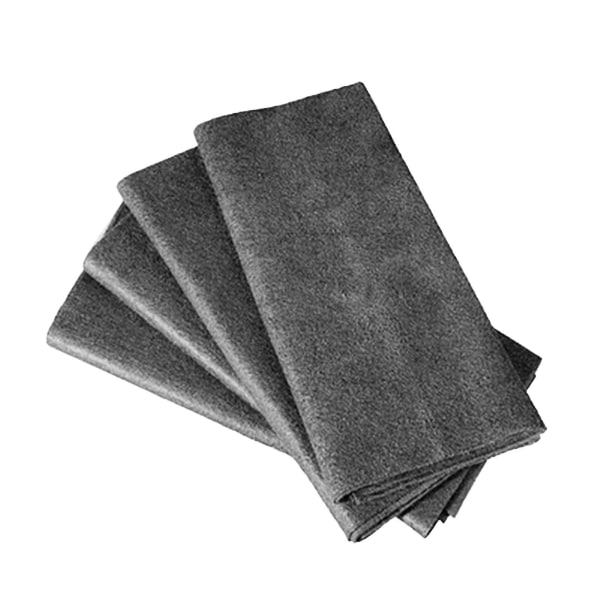 10-pack förtjockad magisk rengöringsduk i mikrofiber, 11,8 tum, bärbar, ränderfri, återanvändbar för fönster, glas, bil