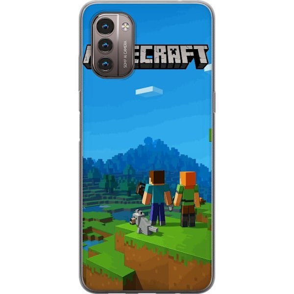 Nokia G21 Transparent Skal Minecraft Key Art