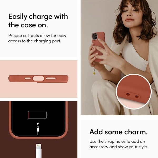 Spigen Cyrill iPhone 13 Skal Color Brick Chili