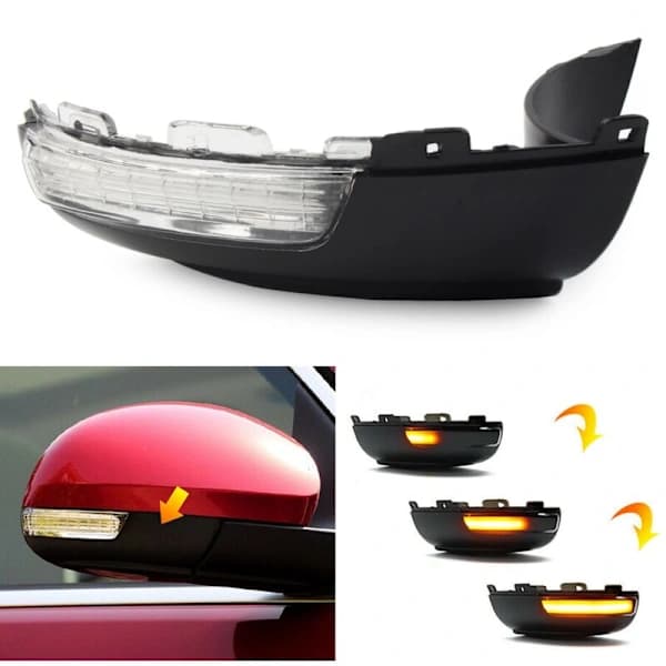 Blinklys til sidespejl på bil, højre, til 2008-2016 2011-2016 lampe 5N0949102B[co]