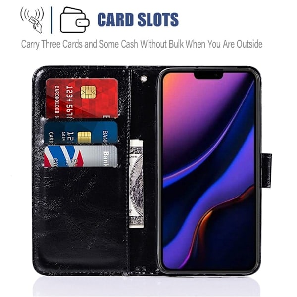 iPhone 11 Pro - Pung Etui - Sort Black Svart
