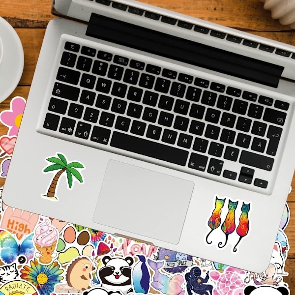 200 st Estetiska Dekaler för Laptop 丨Dekorativa Dekaler丨Dekaler för Laptop, Resväskor, Skateboard, Gitarr, Muggar etc