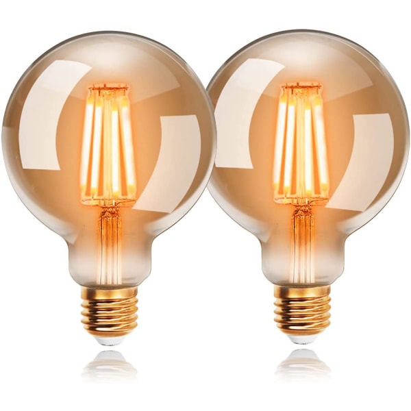 Ett set med 2 E27 LED-lampor, glödlampor, dekorativa lampor cea8 | Fyndiq