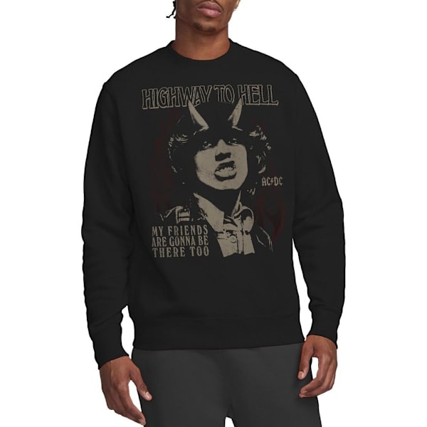 AC/DC Unisex Voksen My Friends Sweatshirt M Sort Black M