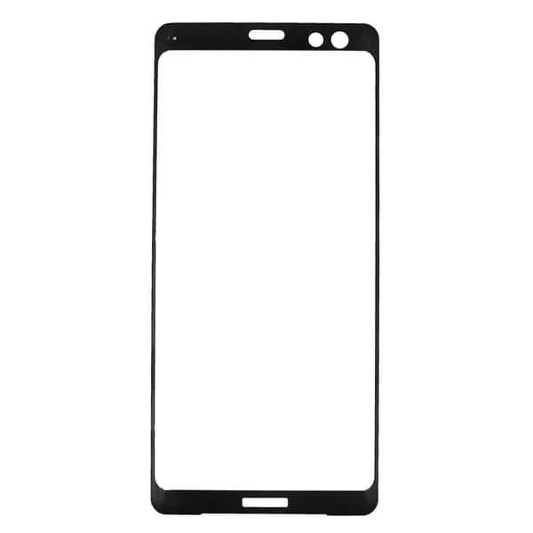 Screen Protector Sony Xperia XZ3 - Tempered Glass Black Svart black