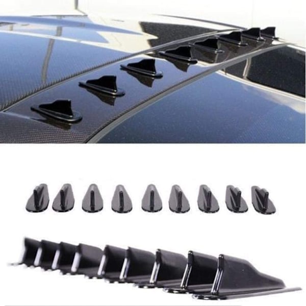 Mini Shark Fin Diffuser Vortex Generator Universal,10 st