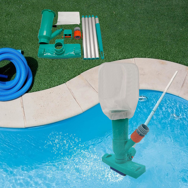 Pooldammsugare 5-delad verktygssats för rengöring av poler och filter