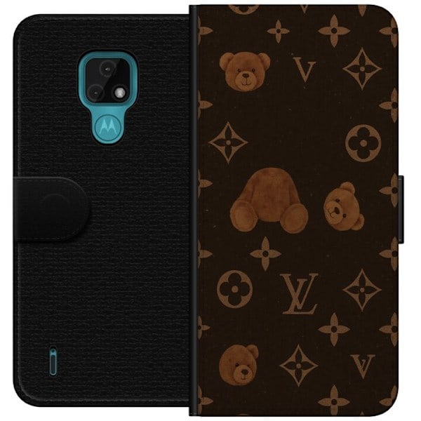Motorola Moto E7 Lompakkokotelo Plush Luxe