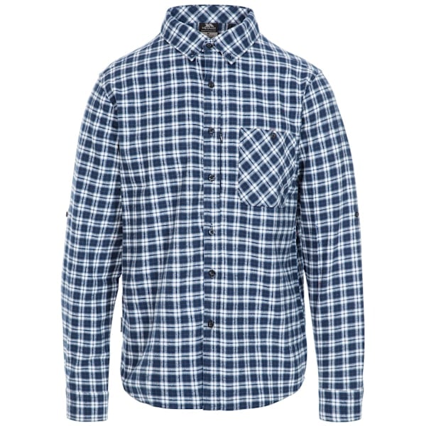 Trespass Sailfoot skjorte XXS Navy Check for menn Navy Check XXS C