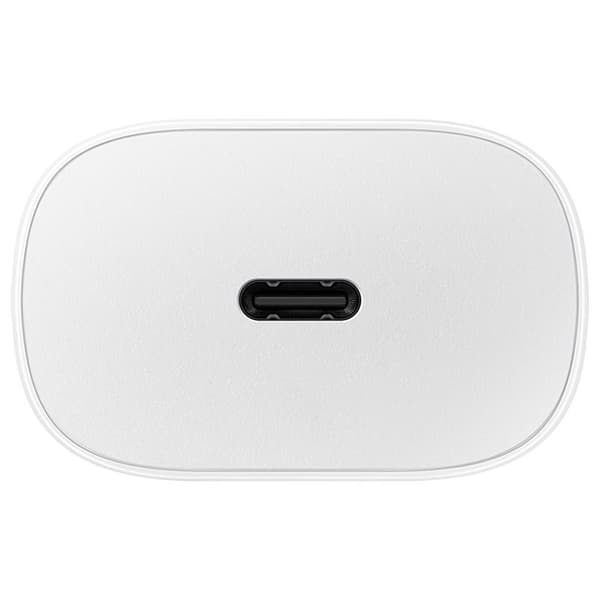 Samsung Original 25W 3A USB-C Oplader EP-TA800XWE - Hvid Vit Vit