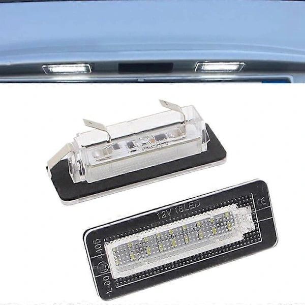 LED-nummerpladelys til Smart for Two Coupe Cabriolet 450 451[co]