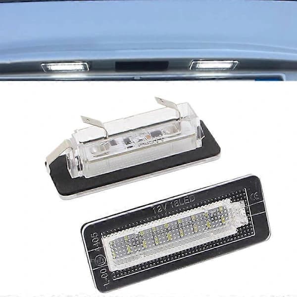 LED-nummerskyltsbelysning för Smart for Two Coupe Convertible 450 451[co]