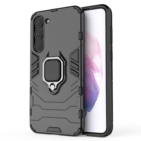 Samsung Galaxy S23 Plus Cover Ring Hybrid Sort