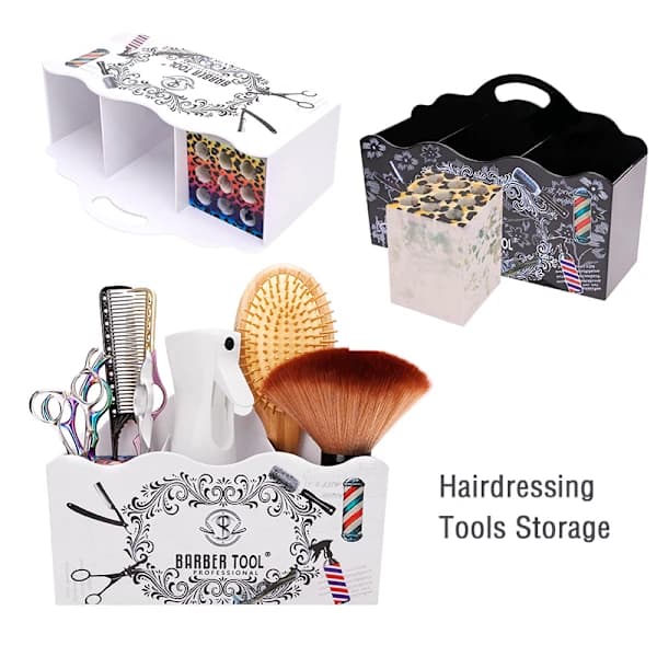 Professionel kasseboks Salon Hårværktøj Barber Socket Sci Sort[CO]