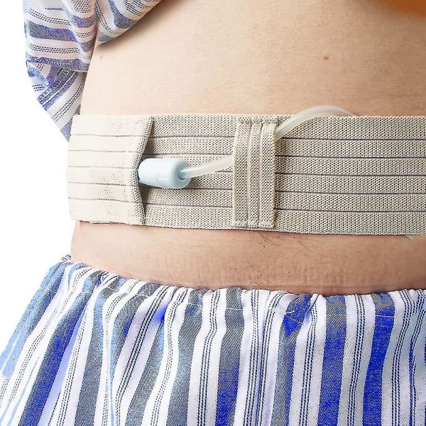 Peritoneal Dialys Kateterbälte - G-Slanghållare för Män och Kvinnor - Abdominal Dialysbälte för Pd,g,peg,j-Slang Fixerad - Dialystillbehör(2st, Hudfärg)