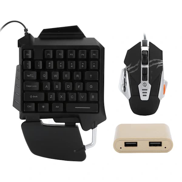 3 stk. USB Universel Kablet Tastatur Mus Konverter til Android iOS[co]