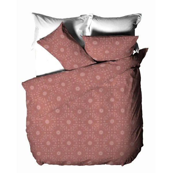 The Linen Yard Bohemian Påslakanset Superking Röd Red Superking