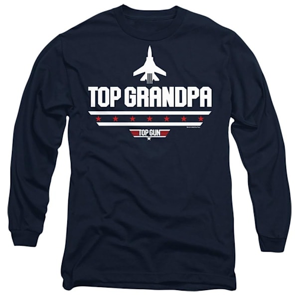 Top Gun Unisex Aikuisten Toppi Isoisä Isänpäivä T-paita S Laivastonsininen Navy S